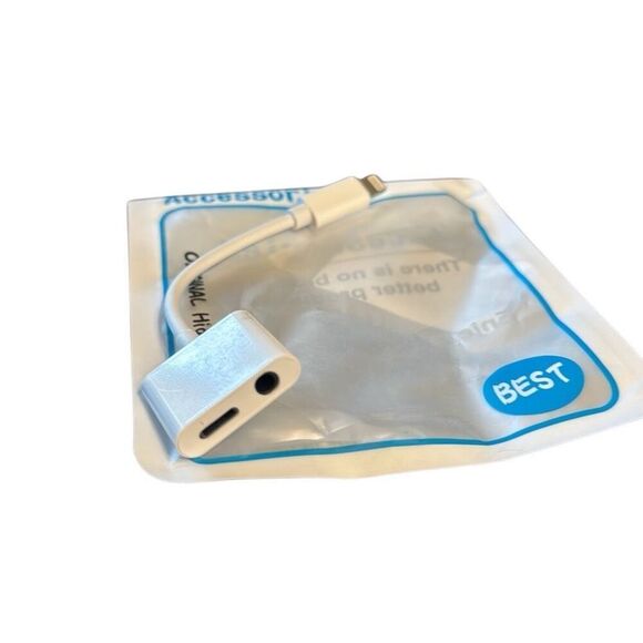 Headphone Splinter Adapter Dongle Apple AirMax iPad iPhone - Picture 4 of 6